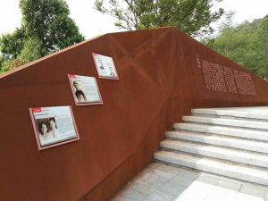 扬州耐候钢挡土墙